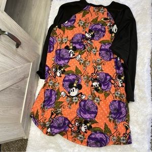 LuLa Roe Disney Randy Minnie Mouse Shirt L